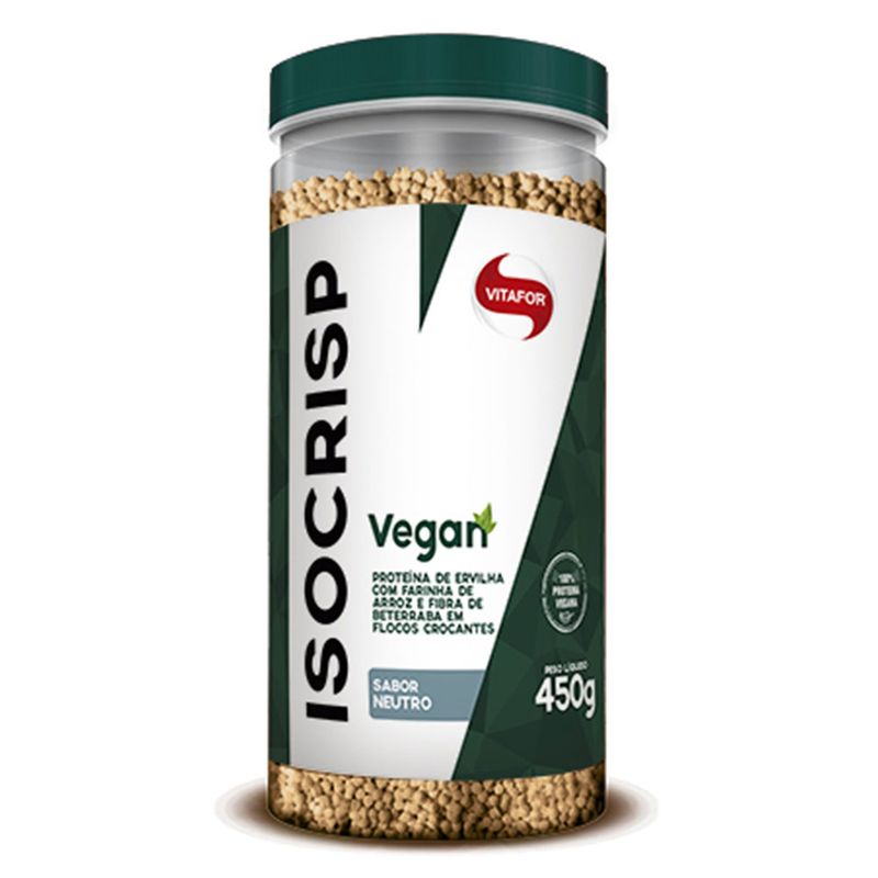 vitafor-isocrisp-vegan-proteina-ervilha-farinha-arroz-fibra-beterraba-flocos-crocantes-sabor-neutro-450g-projeto-verao