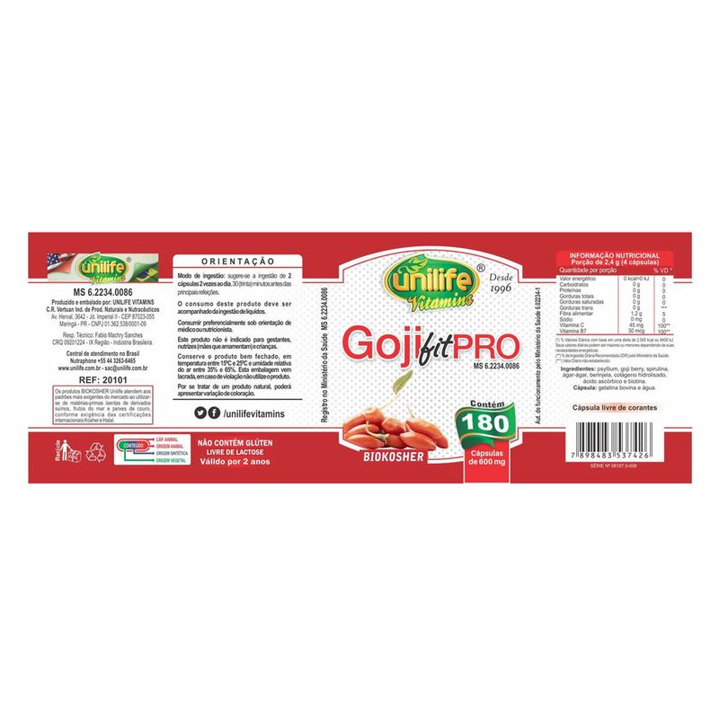 unilife-goji-fit-pro-biokosher-600mg-180-capsulas-loja-projeto-verao-rotulo