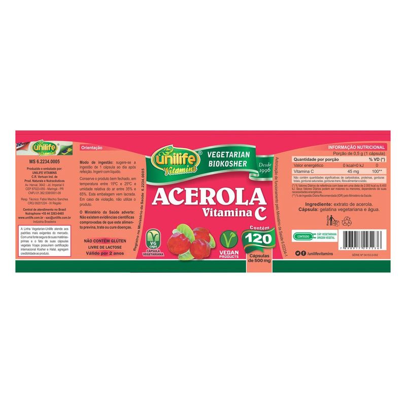 unilife-acerola-vitamina-c-500mg-120-capsulas-vegetarianas-loja-projeto-verao-rotulo