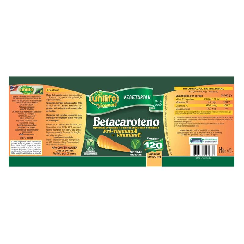 unilife-betacaroteno-500mg-120-capsulas-vegetarianas-loja-projeto-verao-rotulo