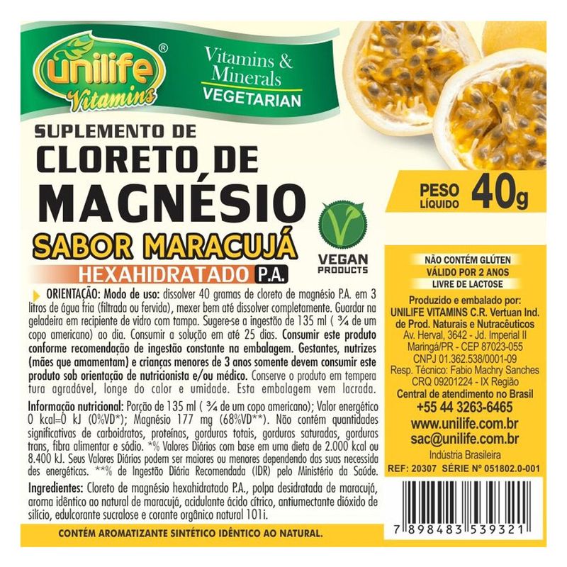 unilife-cloreto-magnesio-sabor-maracuja-caixa-com-20-saches-metalizados-de-40g-loja-projeto-verao-rotulo