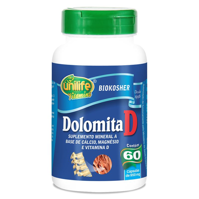 unilife-DolomitaD-calcio-magnesio-vitaminaD-biokosher-950mg-60-capsulas-loja-projeto-verao