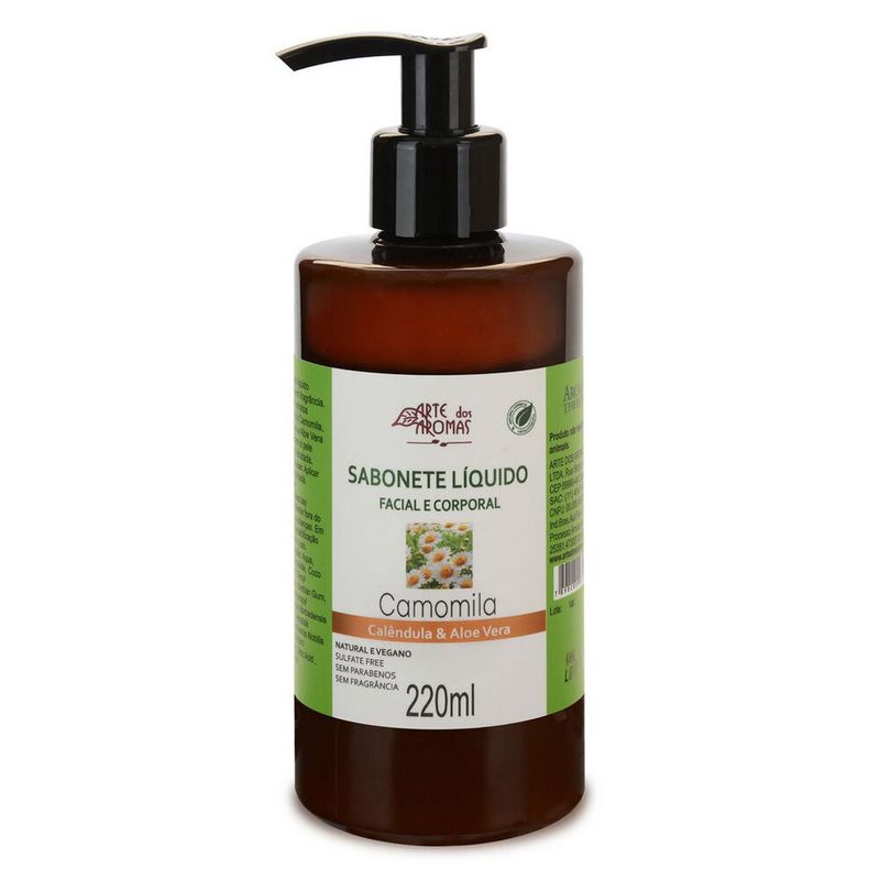 arte-dos-aromas-sabonete-liquido-facial-corportal-camomila-calendula-aloe-vera-220ml-loja-projeto-verao