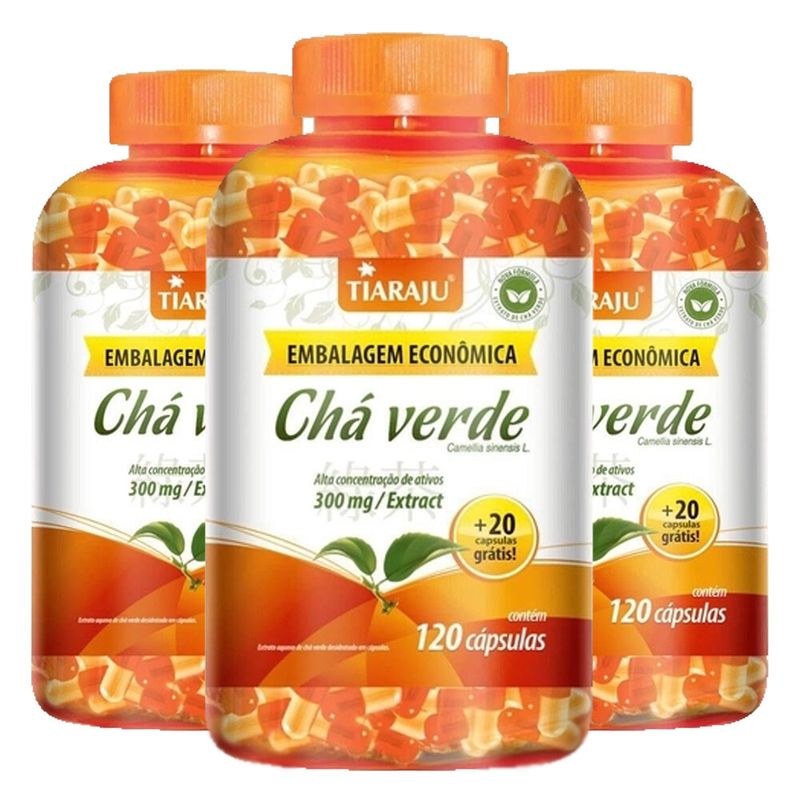 tiaraju-kit-3x-cha-verde-300g-120-capsulas-20-extra-loja-projeto-verao