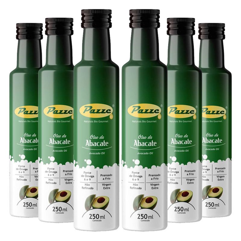 pazze-kit-6x-oleo-abacate-250ml-loja-projeto-verao
