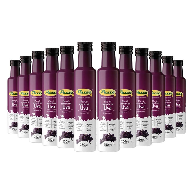 pazze-kit-12x-oleo-semente-de-uva-250ml-loja-projeto-verao