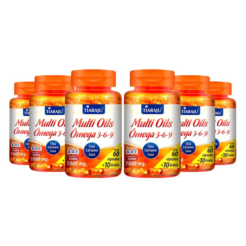 tiaraju-kit-6x-multi-oils-omega--3-6-9-vit-a-d-e-pic-cromo-chia-cartamo-coco-1000mg-60-capsulas-10-extra-loja-projeto-verao