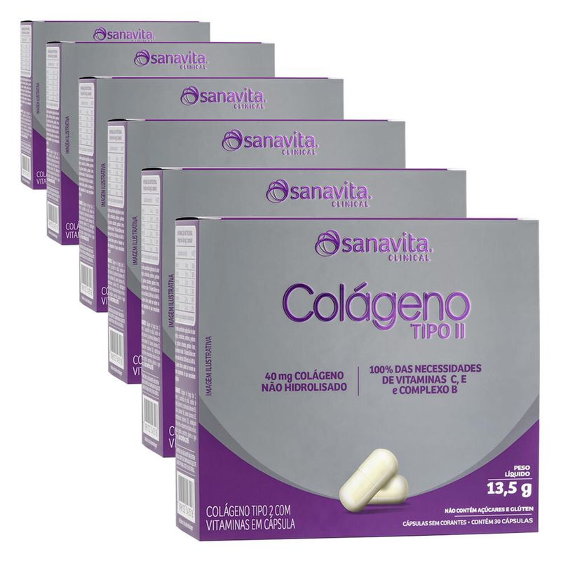 sanavita-kit-6x-colageno-tipo-ii-2-40mg-30-capsulas-loja-projeto-verao