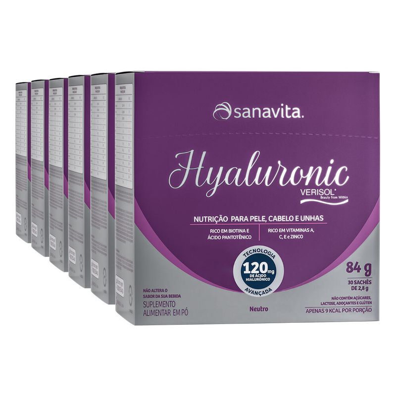 sanavita-kit-6x-hyaluronic-verisol-neutro-30-saches-loja-projeto-verao