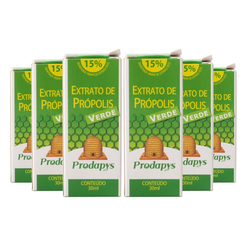 prodapys-kit-6x-extrato-de-propolis-verde-30ml-loja-projeto-verao