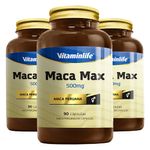 vitaminlifekit3xmacamaxmacaperuana500mg90capsulaslojaprojetoverao