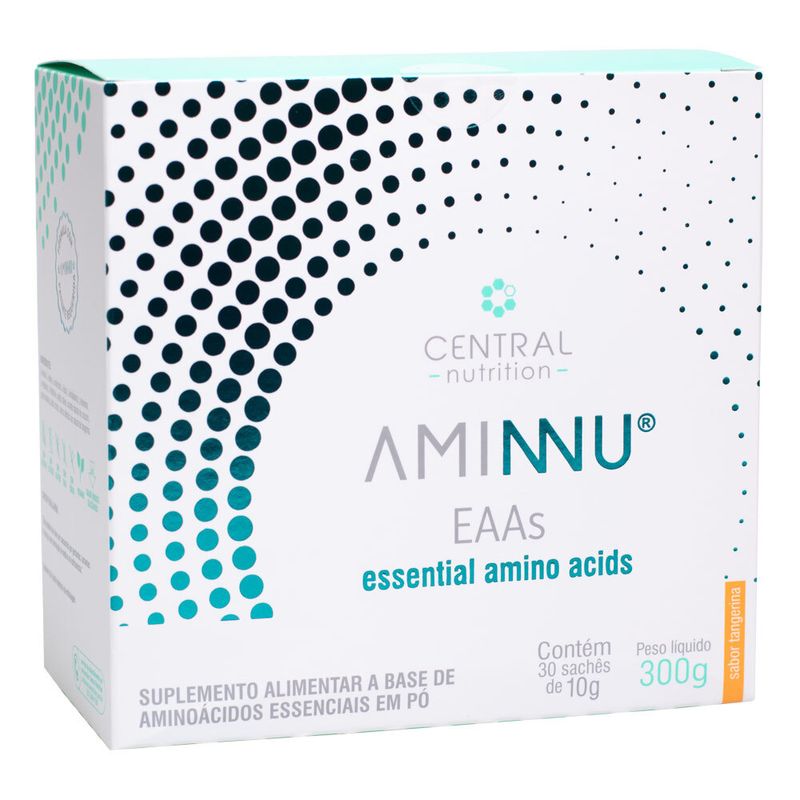 Aminnu Aminoácidos Essenciais Sabor Tangerina 30 Sachês De 10g Central Nutrition Comprar 3624