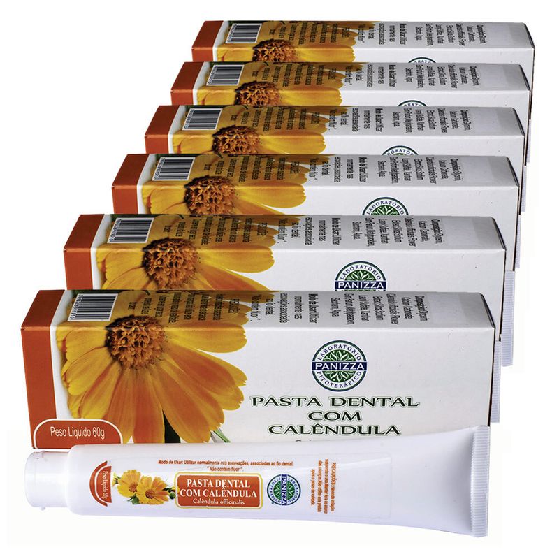 panizza-kit-6x-pasta-dental-calendula-officinalis-60g-loja-projeto-verao