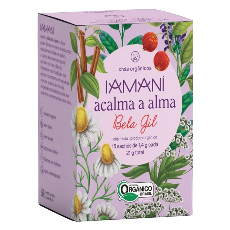 iamani-cha-organico-acalma-a-alma-bela-gil-15-saches-loja-projeto-verao