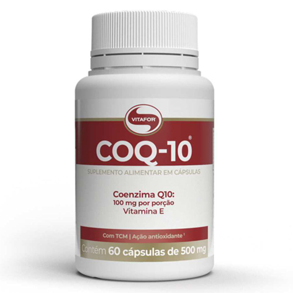 Coenzima Q10 Ubiquinona 50mg 60 Cápsulas Vitafor Comprar Aqui Noa 7507