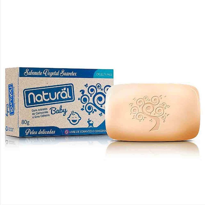 Sabonete-em-Barra-Natural-Baby-com-Extrato-de-Camomila-e-Erva-Cidreira-80g