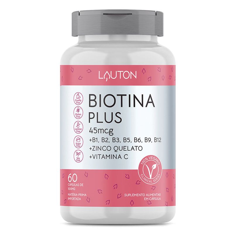 lauton-biotina-plus-45mcg-vegano-500mg-60-capsulas-loja-projeto-verao