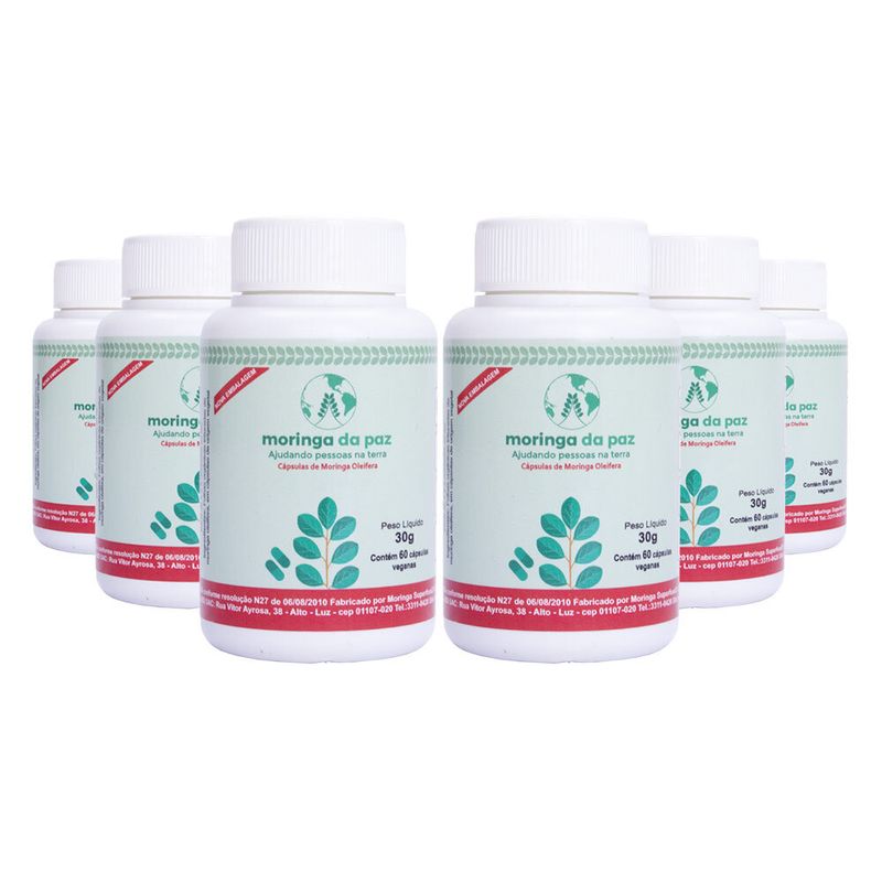 kit-6x-moringa-da-paz-moringa-organica-60-capsulas-veganas-30g-loja-projeto-verao