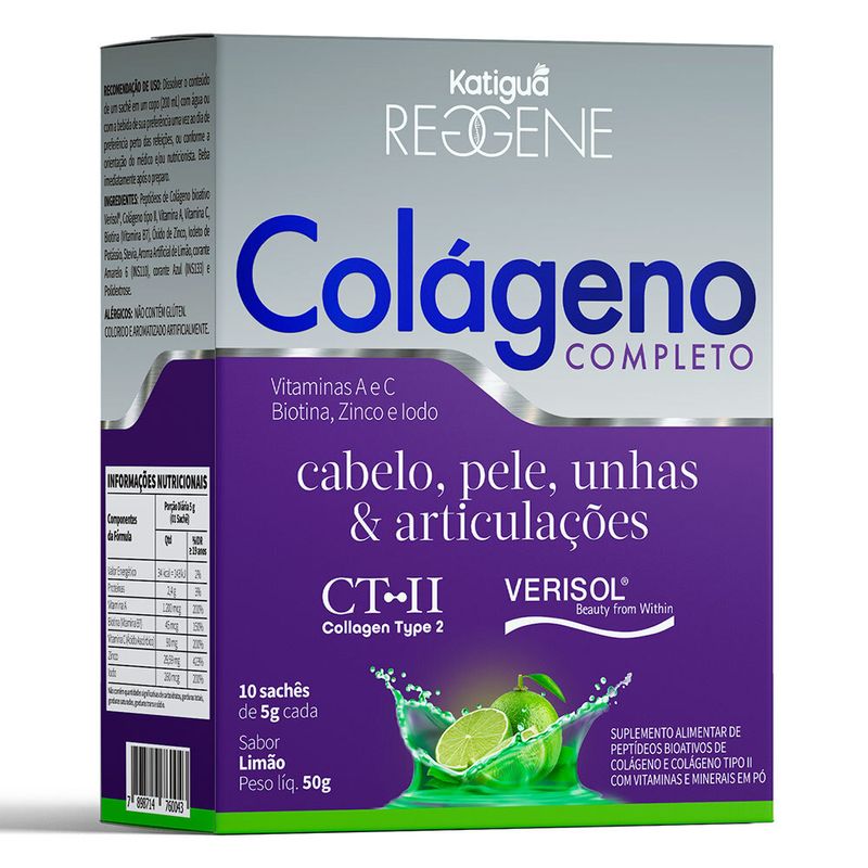 katigua-colageno-completo-cabelo-pele-unhas-articulacoes-verisol-tipo-ii-sabor-limao-10-saches-de-5g