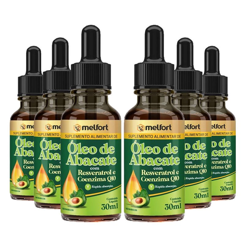 melfort-kit-6x-oleo-de-abacate-resveratrol-coenzima-q10-30ml