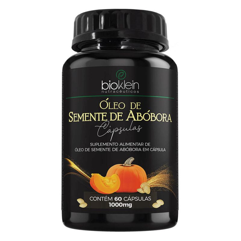 bioklein-oleo-de-abobora-1000mg-60-capsulas