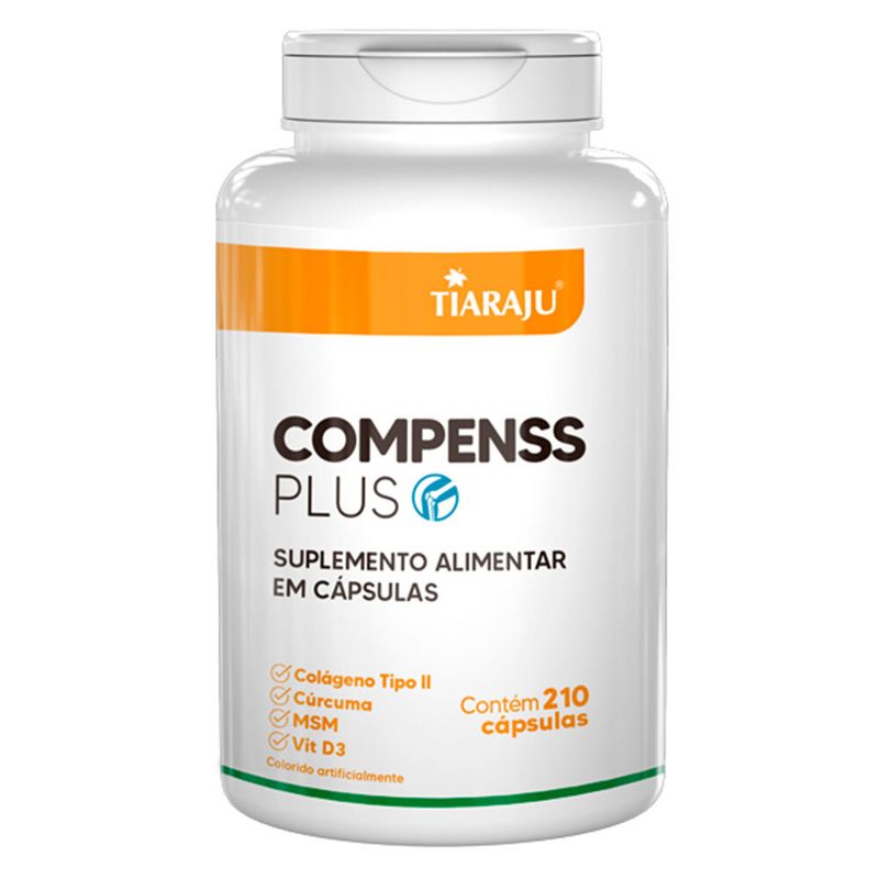 tiaraju-compenss-plus-colageno-tipo-ii-curcuma-msm-vit-d3-210-capsulas