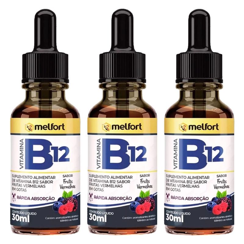 melfort-kit-3x-vitamina-b12-sabor-frutas-vermelhas-30ml