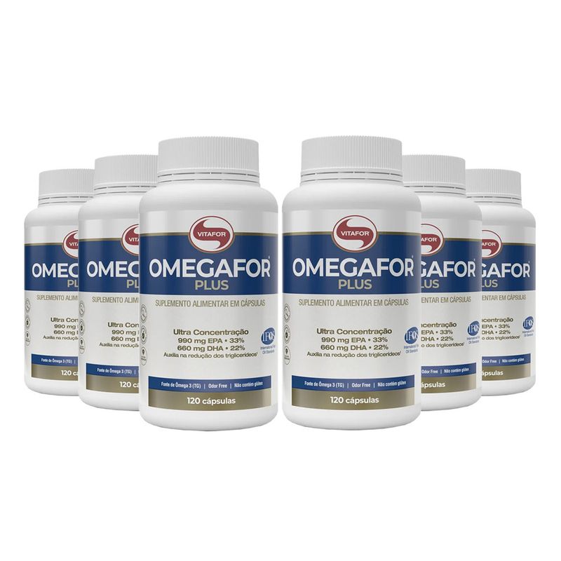 vitafor-kit-6x-omegafor-plus-990mg-epa-660mg-dha-ifos-120-capsulas
