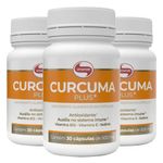 vitafor-kit-3x-curcuma-plus-500mg-30-capsulas