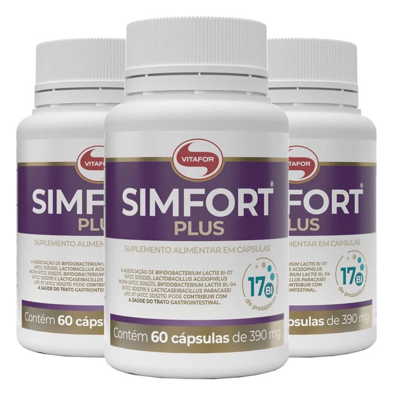 vitafor-kit-3x-simfort-plus-390g-60-capsulas