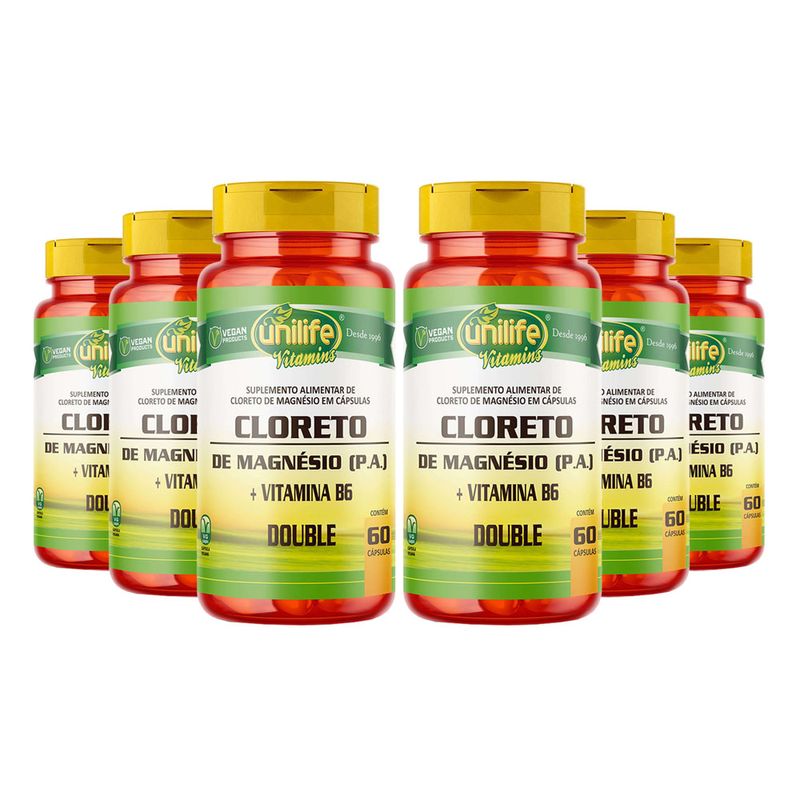 unilife-kit-6x-cloreto-de-magnesio-pa-vit-b6-double-60-capsulas