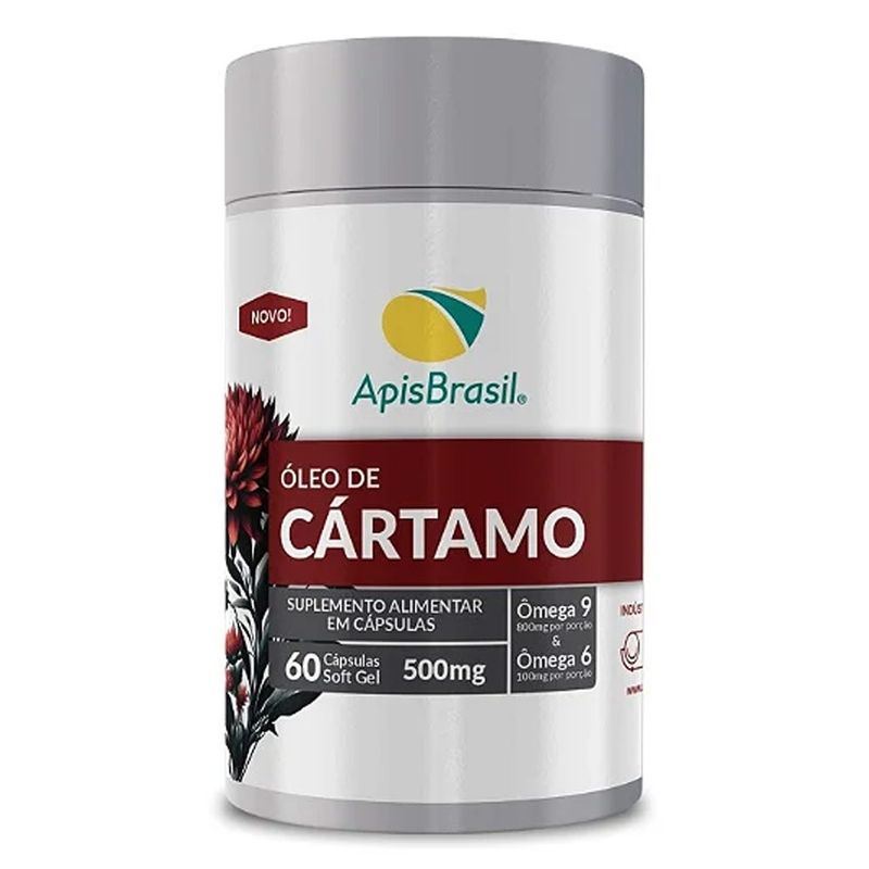 apis-brasil-oleo-de-cartamo-50mg-60-capsulas-softgel