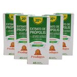 prodapys-kit-5x-extrato-de-propolis-verde-sem-alcool-20-extrato-seco-green-45-capsulas-softgel