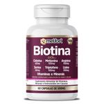 melfort-biotina-com-l-cisteina-metionina-arginina-serina-triptofano-lisina-vits-min-500mg-60-capsulas